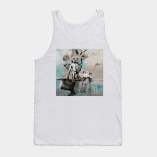 Beachfront Reverie: Vintage collage Tank Top